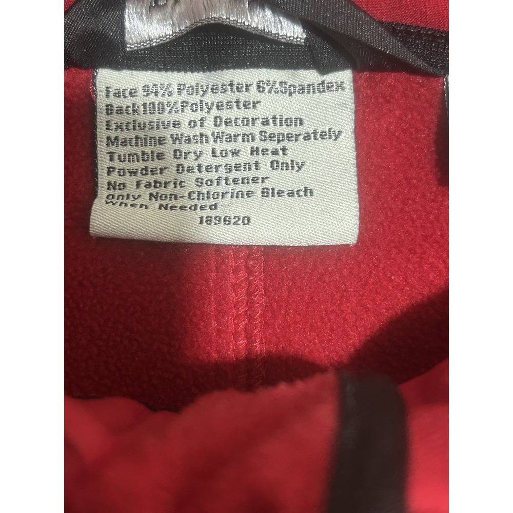 Black Diamond Jacket Mens Medium Red Black Softshell Fleece Lined Coat 5 Pockets - Picture 6 of 10